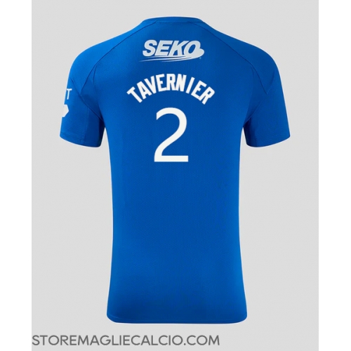 Rangers James Tavernier #2 Maglia Gara Casa Repliche 2024-25 Maniche Corte Rangers James Tavernier #2 Maglia Gara Casa Repliche 2024-25 Maniche Corte